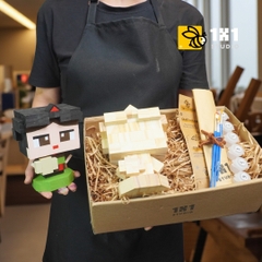 (DIY) Kit Tô Màu Mô Hình Cô Gái Quan Họ