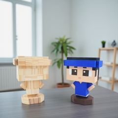 (DIY) Kit Tô Màu Mô Hình Chàng Trai Áo Dài