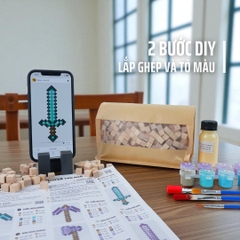 Bộ Chế Tạo 4 Trang Bị Minecraft Kim Cương (Thu Nhỏ)