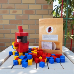 p1. Bộ Lắp Ghép Mô Hình Minecraft Parrot (Vẹt)