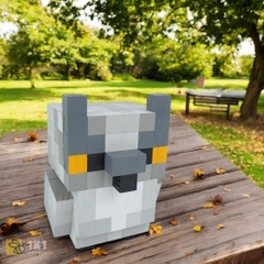 Mô Hình Gỗ Cú Mèo (Art Toy)