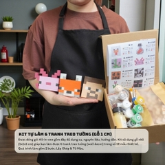 p4. Kit Tự Làm 6 Tranh Frame Minecraft Treo Tường / Wall decor (1cm)