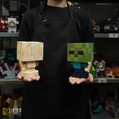 Mô Hình Gỗ Minecraft Zombie (size s)