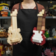 Mô Hình Gỗ Đàn Guitar Điện (size s)