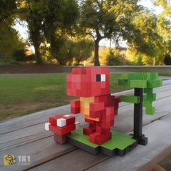 Mô Hình Gỗ Khủng Long Bạo Chúa (Art Toy)