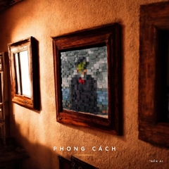 Tranh Pixel The Son of Man (Blur)