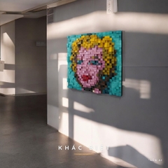Tranh Pixel Marilyn Diptych (Blur)