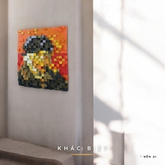 Kit Tự Làm Tranh Pixel Gỗ Self-Portrait with Bandaged Ear (Blur)