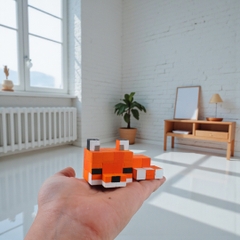 p3. Bộ Lắp Ghép Minecraft Fox Cáo (Thu Nhỏ)