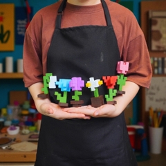 p5. KIT Tự Làm 10 Mô Hình Hoa Gỗ THU NHỎ 1cm (40 mẫu)