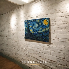 Kit Tự Làm Tranh Pixel Gỗ Starry Night (Blur)