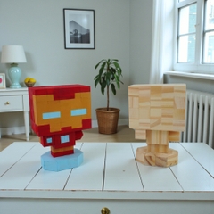 p4 - Mô Hình Gỗ Người Sắt Ironman