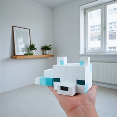 p6. Bộ Lắp Ghép Mô Hình Minecraft Snow Fox (Cáo Tuyết)