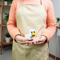 p1. Bộ Lắp Ghép Mô Hình Minecraft Chicken Gà (Thu Nhỏ)