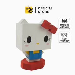 p1 - Mô Hình Gỗ Hello Kitty (Tô Sẵn)