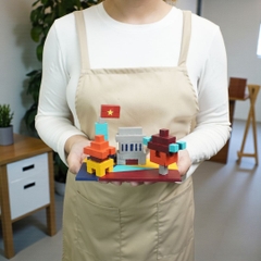 p6. Bộ Lắp Ghép Mô Hình Gỗ Hanoi City (i2)