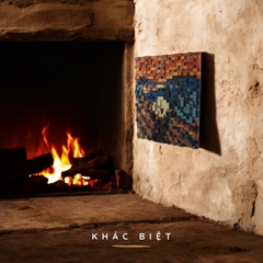 Kit Tự Làm Tranh Pixel Gỗ The Scream (Blur)