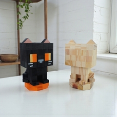 p5 - Mô Hình Gỗ Mèo Mun