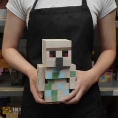 Mô Hình Gỗ Minecraft Iron Golem (Art Toy)