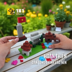 KIT Tự Làm Mô Hình Gỗ Hanoi City (Diorama DIY)