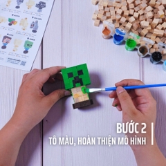 KIT Tự Làm 4 Mô Hình Minecraft (Thu Nhỏ)