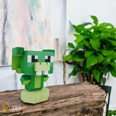 Mô Hình Gỗ 12 Con Giáp Tỵ (Rắn)