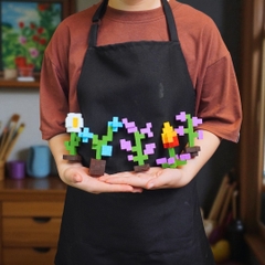 p5. KIT Tự Làm 10 Mô Hình Hoa Gỗ THU NHỎ 1cm (40 mẫu)