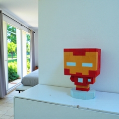 p4 - Mô Hình Gỗ Người Sắt Ironman