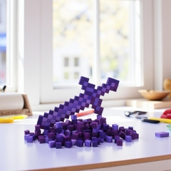 p1. Bộ Lắp Ghép 2 Trang Bị Minecraft Netherite (Thu Nhỏ)