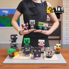 KIT Tự Làm 4 Mô Hình Minecraft (Thu Nhỏ)