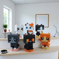 p5 - Mô Hình Mèo Tuxedo