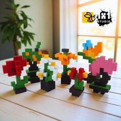 KIT Tự Làm Hoa Gỗ (40 Mẫu Mô Hình) *STEAM
