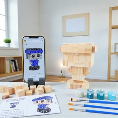 (DIY) Kit Tô Màu Mô Hình Chàng Trai Áo Dài