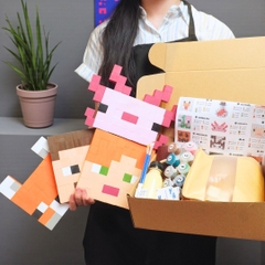 p4. Kit Tự Làm 2 Tranh Frame Minecraft Treo Tường / Wall decor 2cm