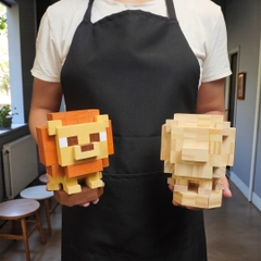 p0. (DIY) Kit Tô Màu Mô Hình Sư Tử