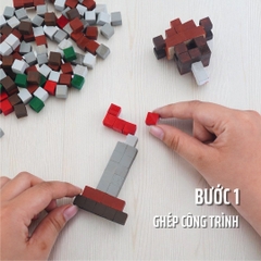 Bộ Lắp Ghép Mô Hình Gỗ Hanoi City (Diorama DIY)