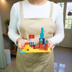 p1. Bộ Lắp Ghép Mô Hình Gỗ Hồ Chí Minh City (i3)