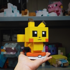 Mô Hình Gỗ Pikachu