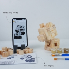 (DIY) Kit Tô Màu Mô Hình Ngựa Vằn (s)