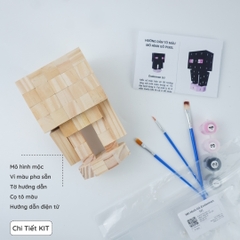 (DIY) Kit Tô Màu Minecraft Enderman (size s)