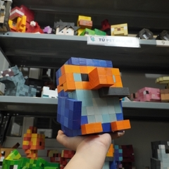 Mô Hình Gỗ Chim Cánh Cụt Xanh (Art Toy)