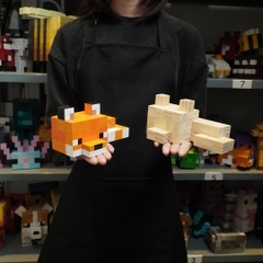(DIY) Kit Tô Màu Minecraft Cáo Cam (s)
