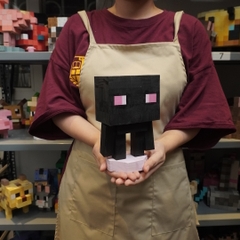 Mô Hình Gỗ Minecraft Enderman (size s)
