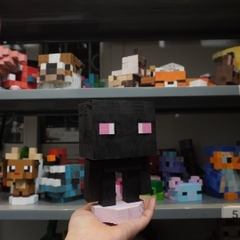 Mô Hình Gỗ Minecraft Enderman (size s)