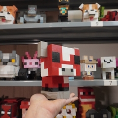 Mô Hình Gỗ Minecraft Mooshroom (size s)