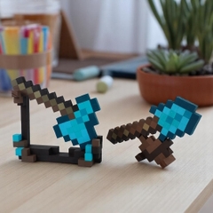 Bộ Lắp Ghép Trang Bị Minecraft Kim Cương (4 Mẫu)