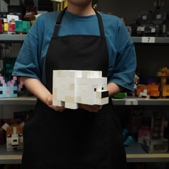 Mô Hình Gỗ Gấu Trắng (Art Toy)