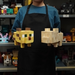 Mô Hình Gỗ Minecraft Ocelot (Art Toy)