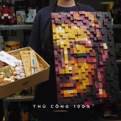 Tranh Pixel Chân Dung Phật (Blur)