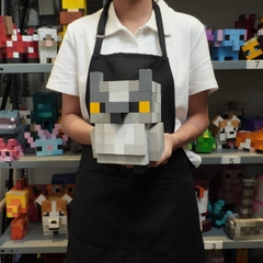 Mô Hình Gỗ Cú Mèo (Art Toy)